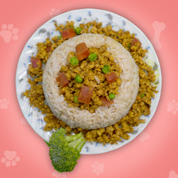 Paw-some Minced feast (minced chicken bowl)